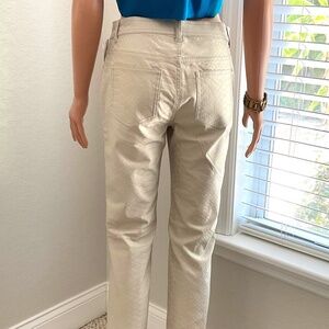 LAFAYETTE 148 Snake skin print pants Size 2 NWT